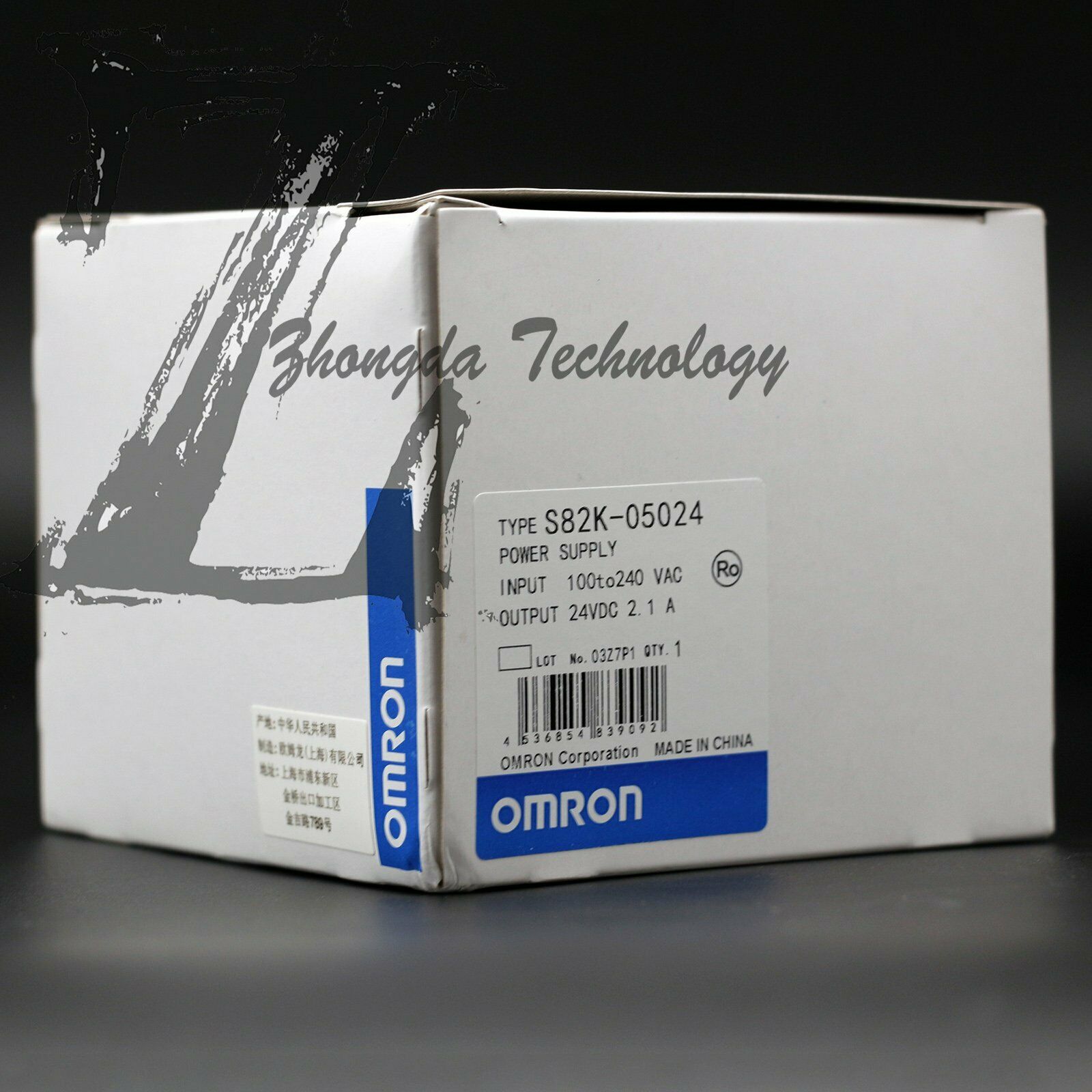1PC NEW OMRON Switching Power Supply S82K-05024 24VDC One year warranty KOEED $0-100, 90%, import_2020_10_10_031751, OMRON, PLC, S82K