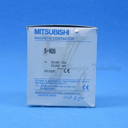 1PC New Mitsubishi AC Contactor S-N35 AC110V 220V 380V - MITSUBISHI