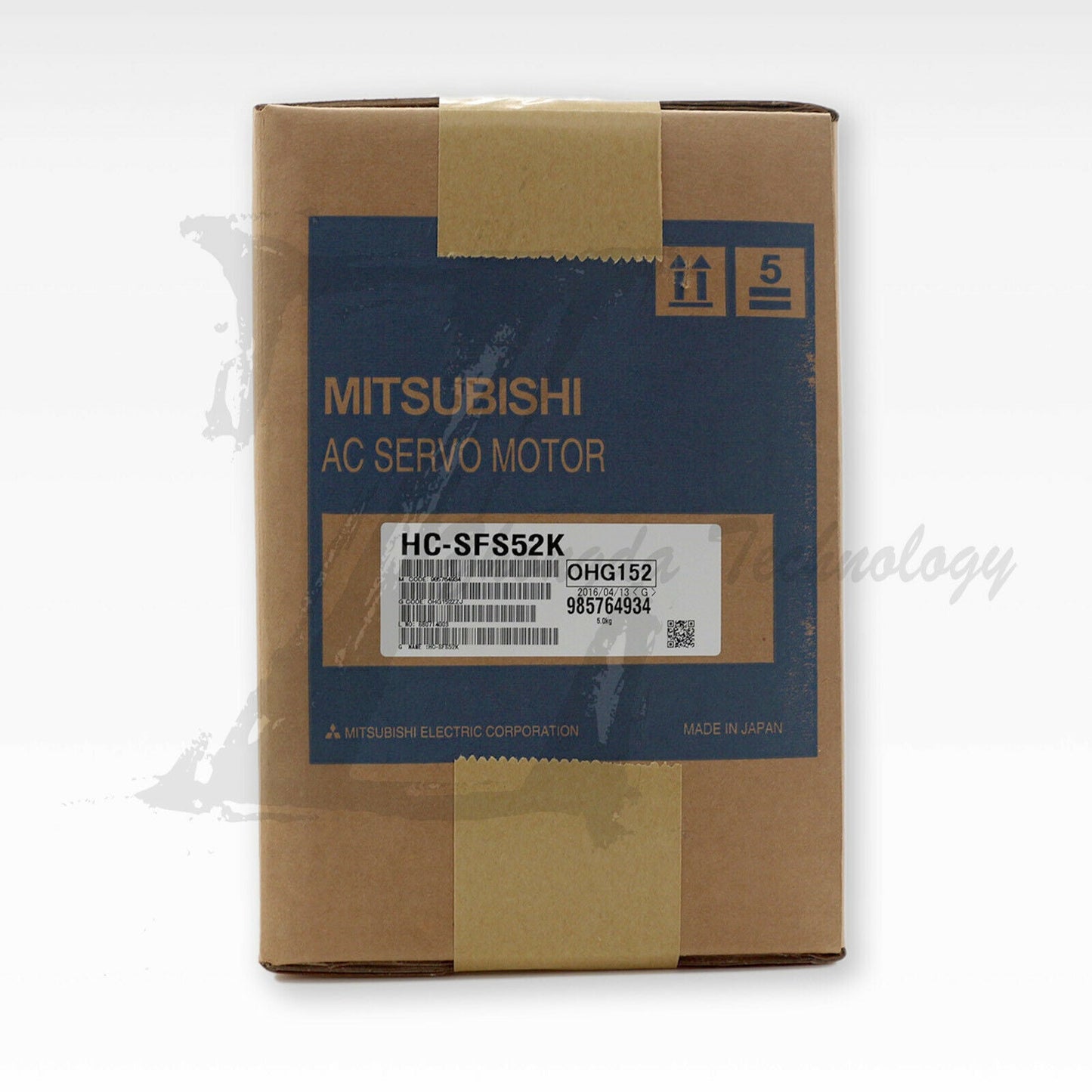 1PC New Mitsubishi, AC Servo Motor, 500 W HC-SFS52K - MITSUBISHI