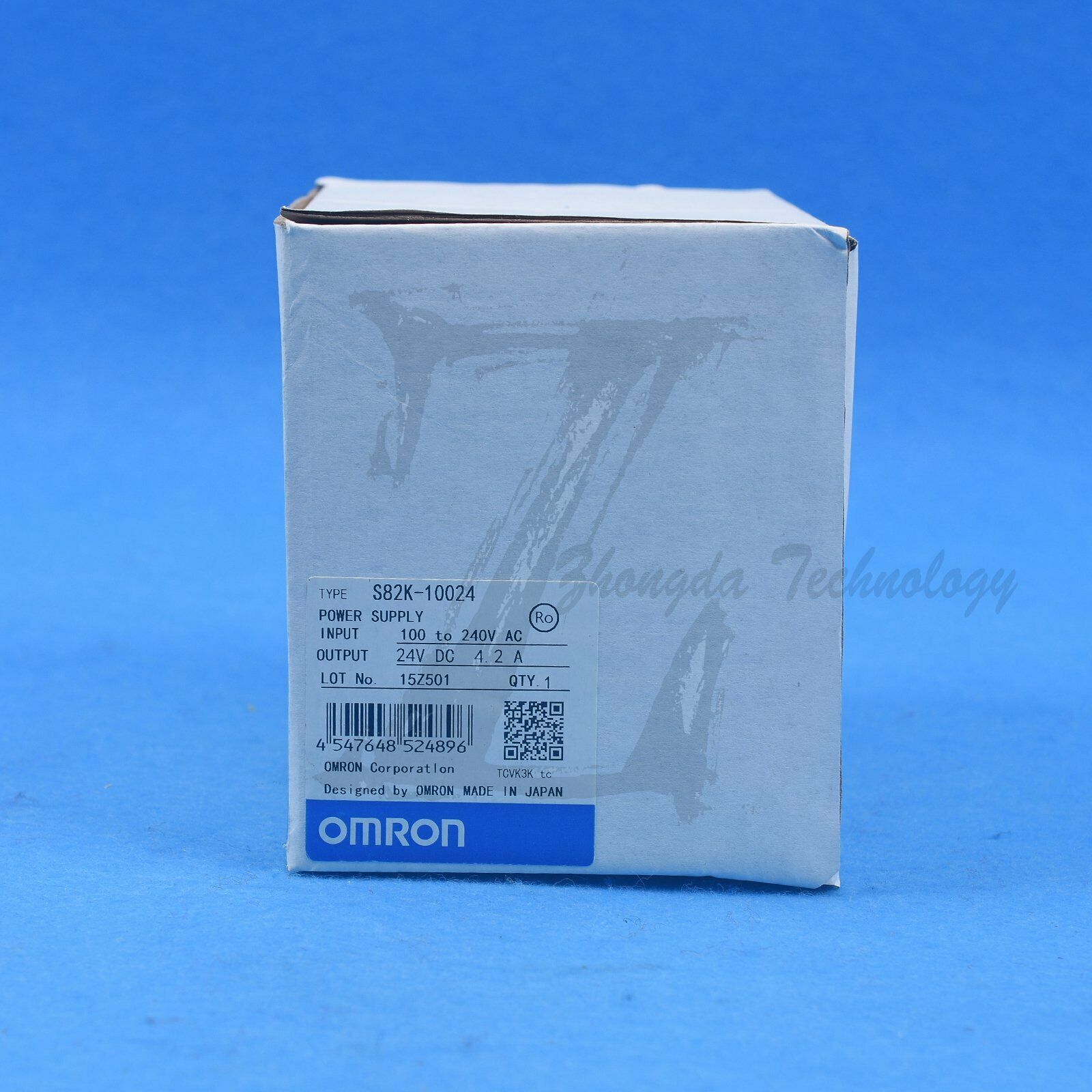1PC New Omron Power Supply S82K-10024 24VDC 4.2A One year warranty KOEED $101-200, 90%, import_2020_10_10_031751, OMRON, PLC, S82K