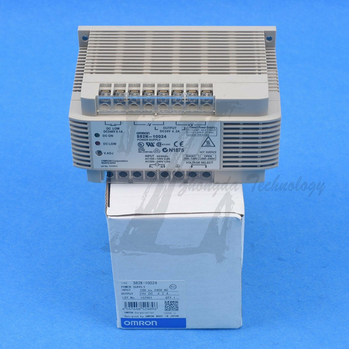 1PC New Omron Power Supply S82K-10024 24VDC 4.2A - OMRON