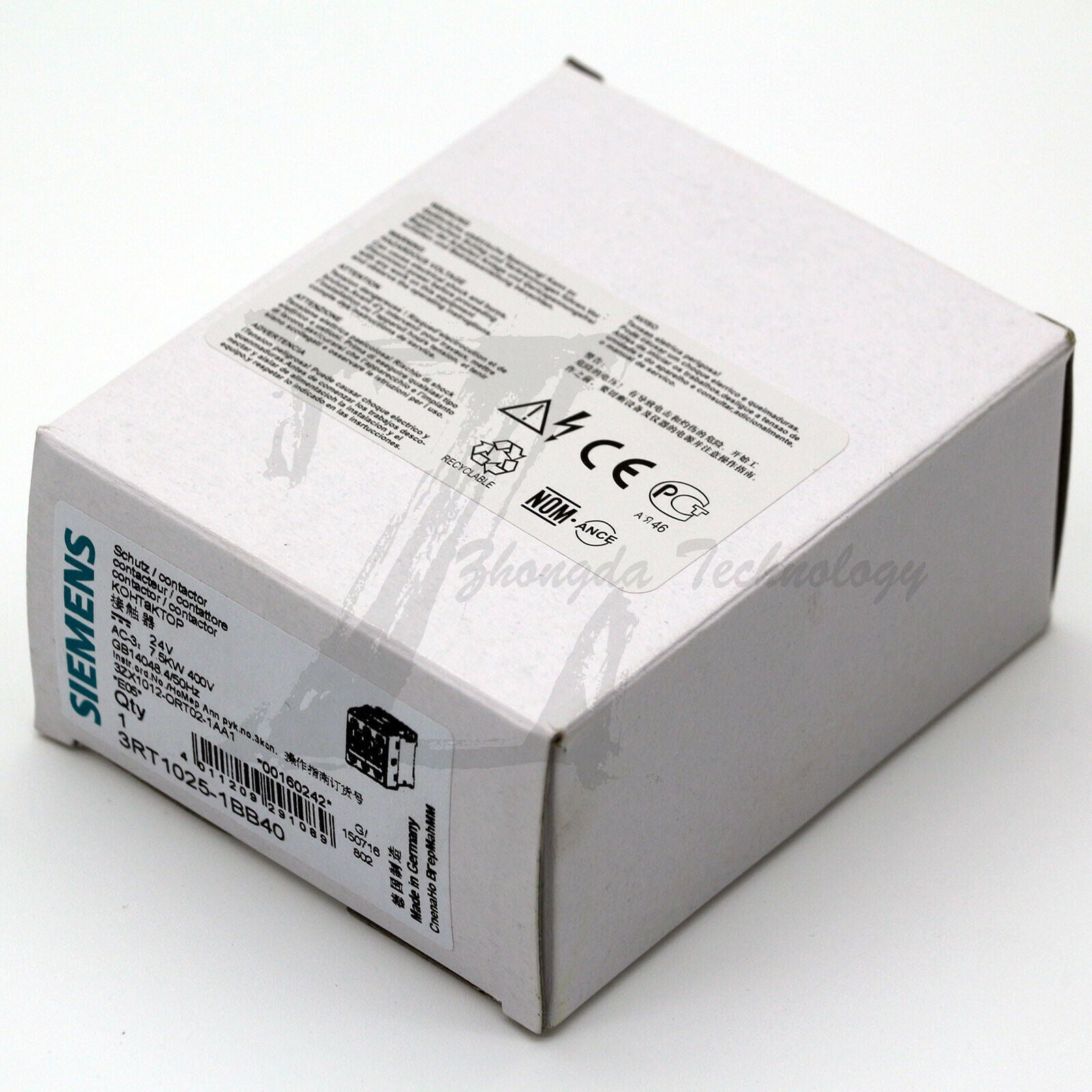 1PC Siemens Contactor 3RT1025-1BB40 (3RT10251BB40) New In Box fast delivery KOEED 1, 90%, import_2020_10_10_031751, Other, Siemens