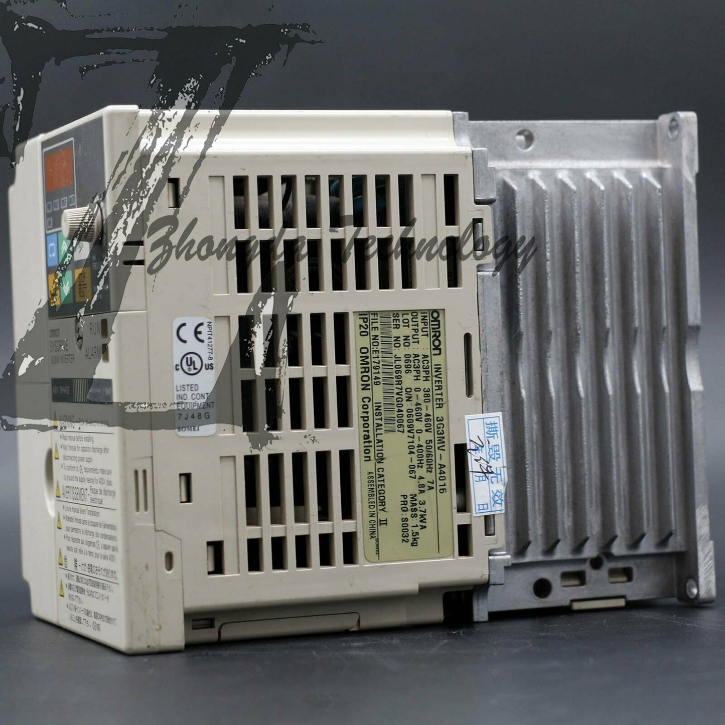 1PC USED Omron Inverter 3G3MV-A4015 380V 1.5KW - OMRON