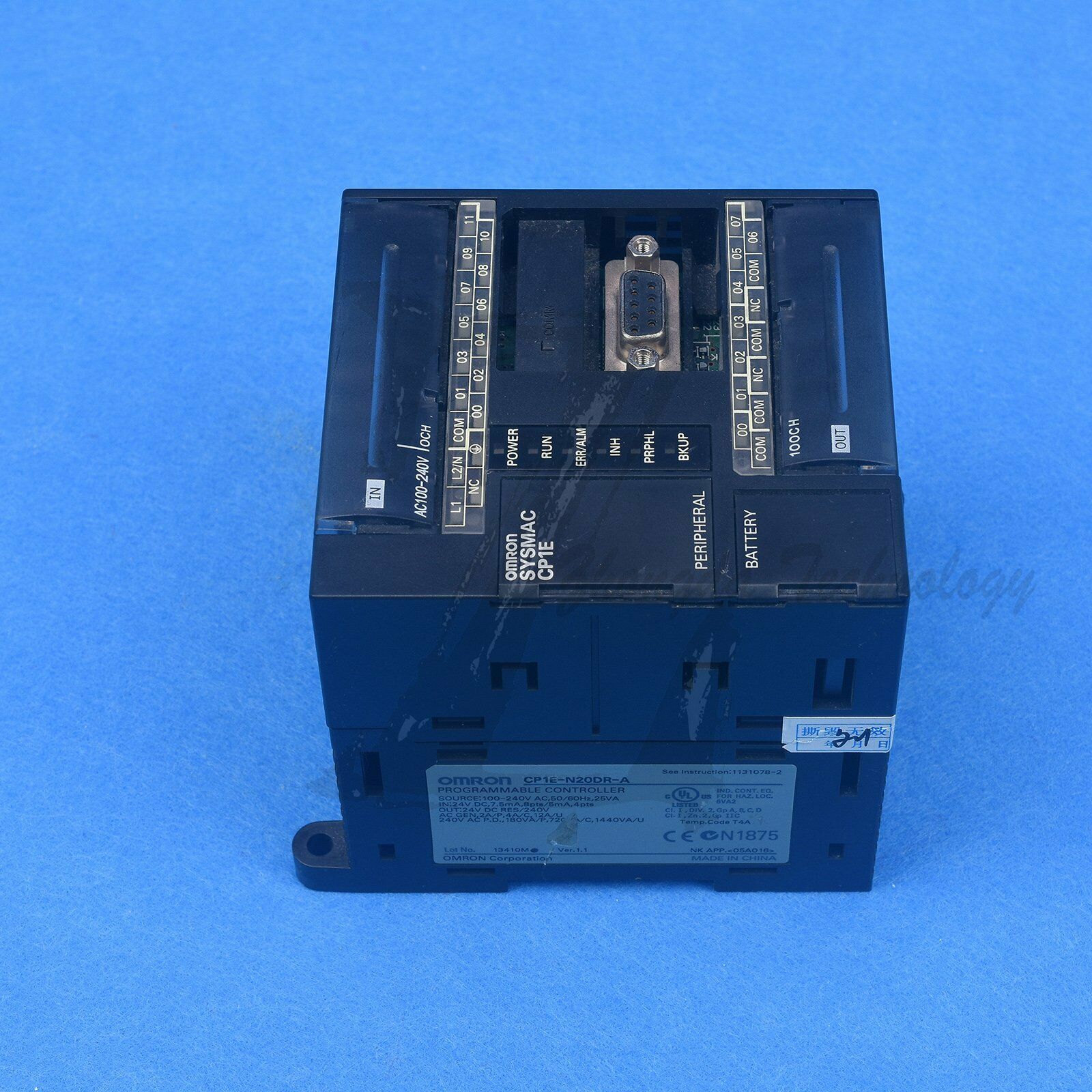 1PC Used Omron Programmable Controller CP1E-N20DR-A Tested in good condition - OMRON