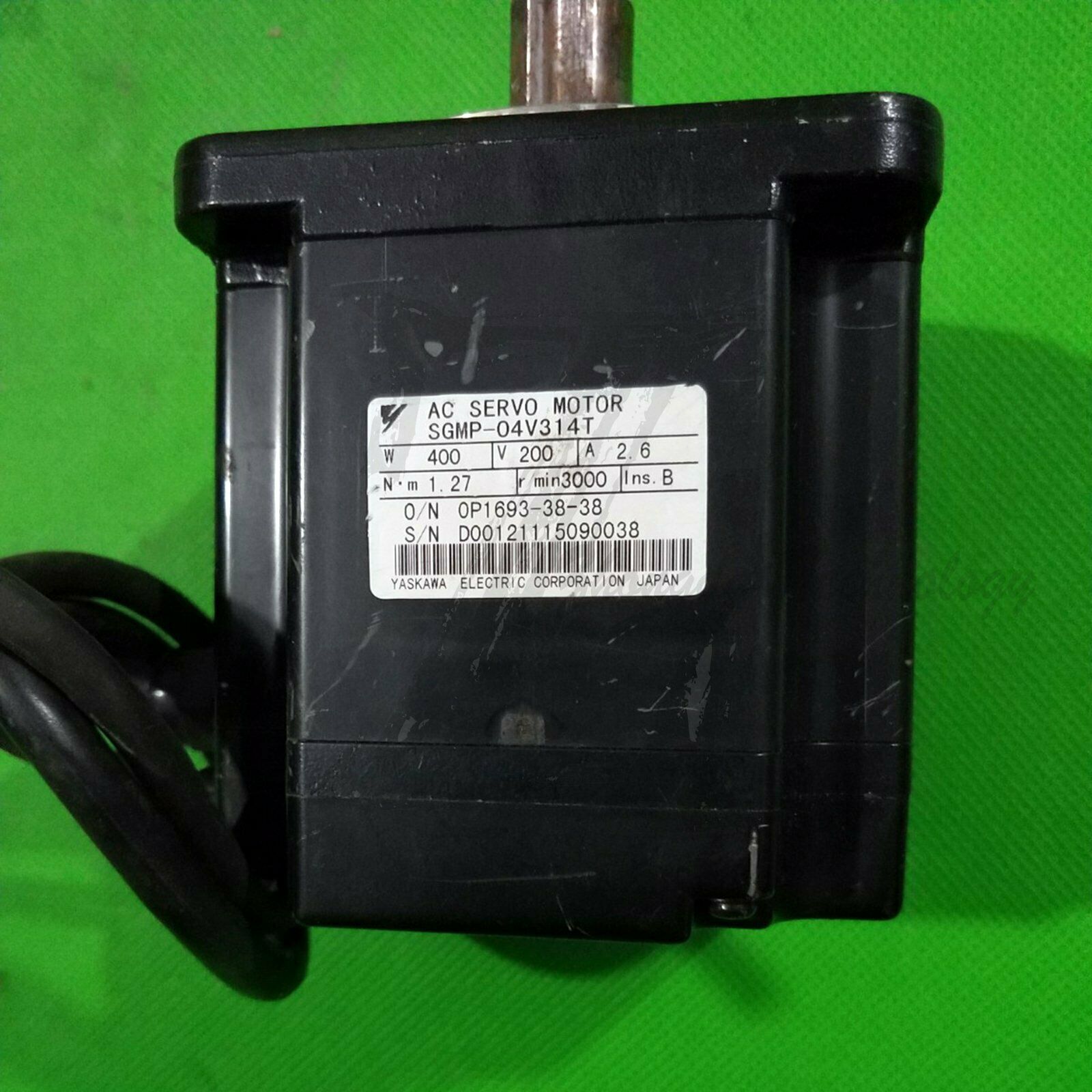 1PC Used SGMP-04V314T Yaskawa servo motor Tested In Good Condition - YASKAWA
