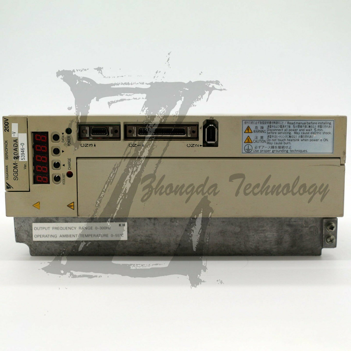 1pc used yaskawa servo driver sgdm-20ada-v - YASKAWA