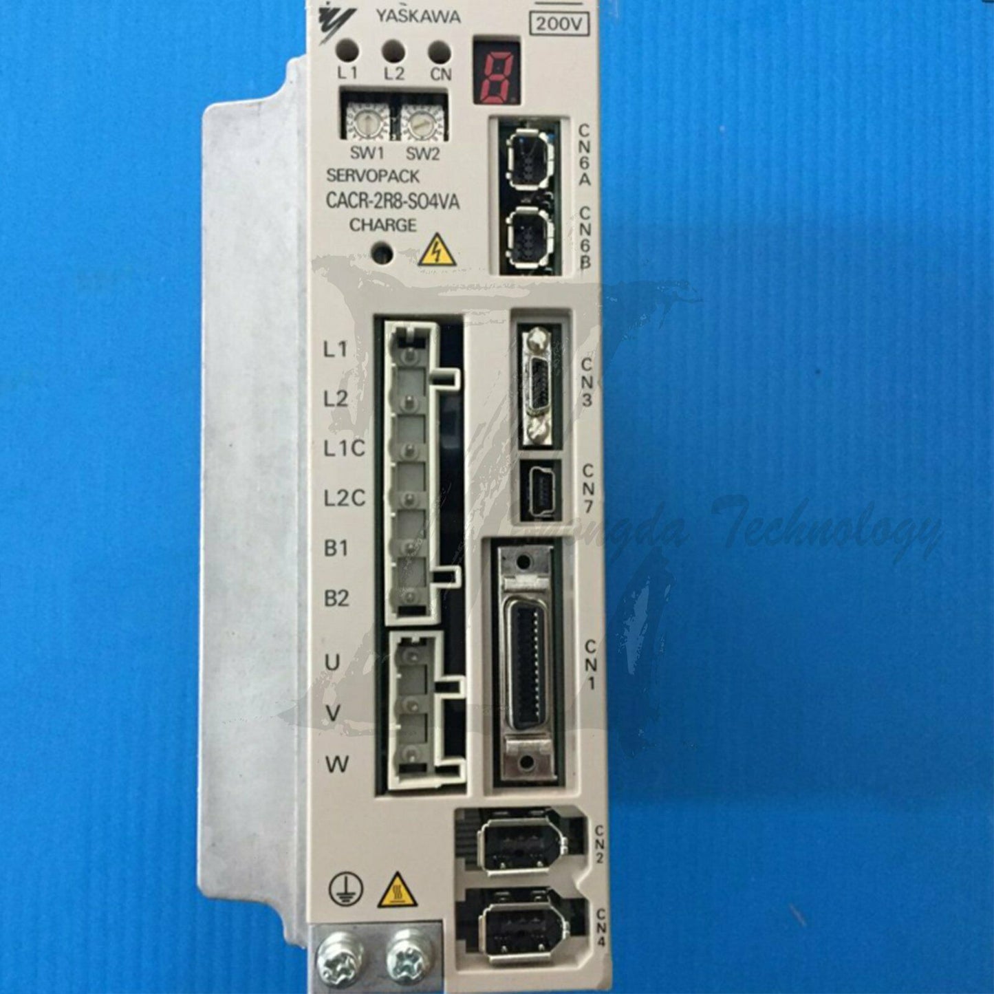 1PC Used Yaskawa CACR-2R8-S04VA Servo Driver CACR2R8S04VA Tested Good - YASKAWA