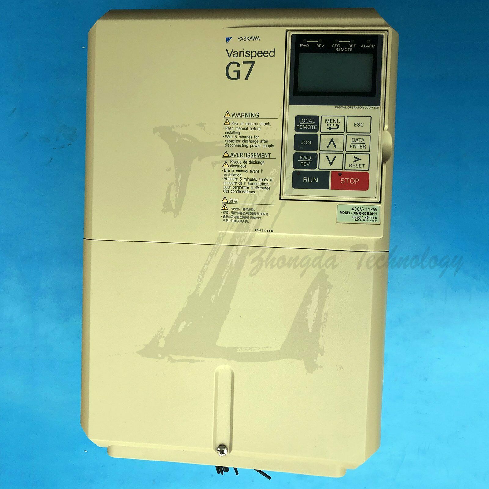 1PC Used Yaskawa CIMR-G7B4011 380V 11KW Tested In Good Condition KOEED 500+, 70%, import_2020_10_10_031751, Other, Yaskawa