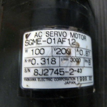 1PC Used Yaskawa Electric SGME-01AF12 Tested In Good Condition - YASKAWA
