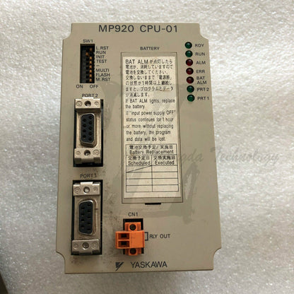 1PC Used Yaskawa JEPMC-CP200 Controller MP920 CPU-01 Tested In Good Condition - YASKAWA