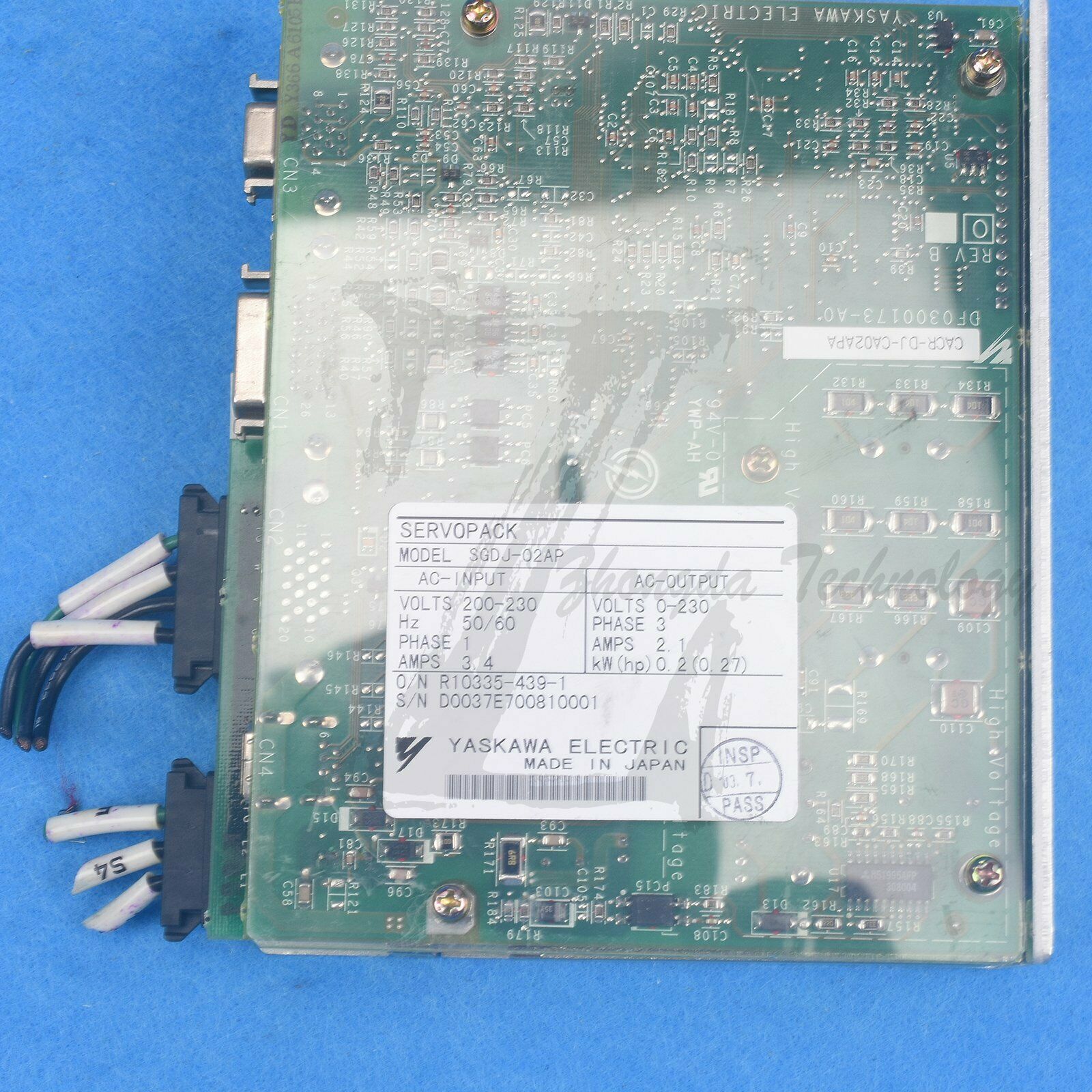 1PC Used Yaskawa Operation panel SGDJ-02AP Tested In Good Condition - YASKAWA