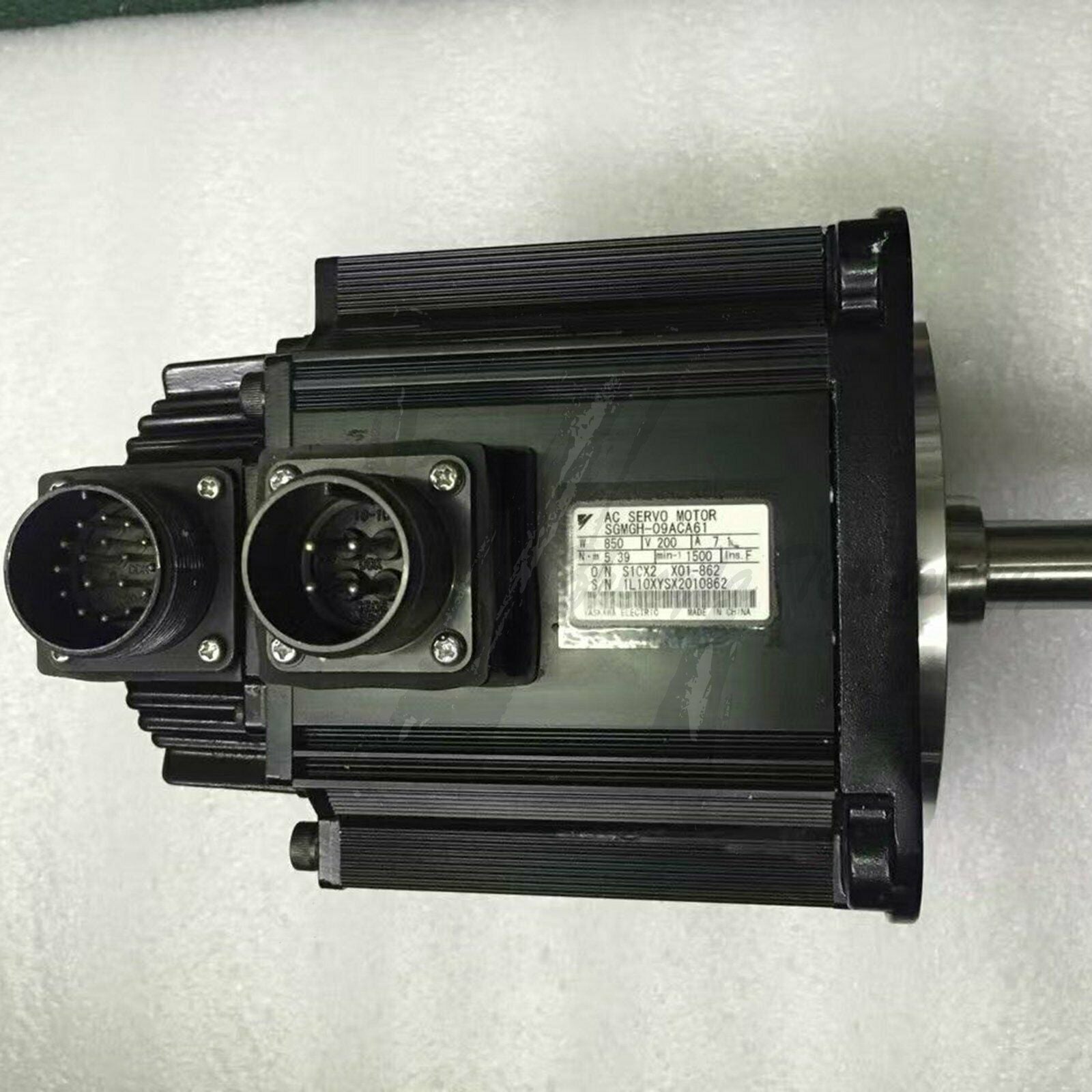 1PC Used Yaskawa SERVO MOTOR SGMGH-09DCA61 Tested In Good Condition - YASKAWA