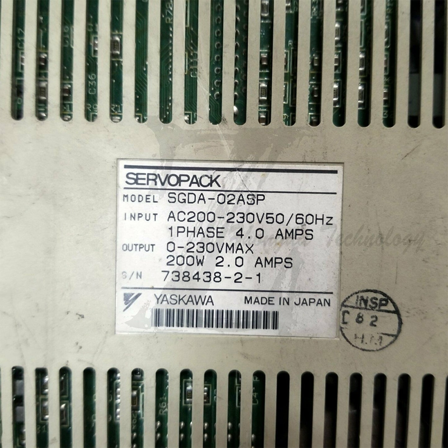 1PC Used Yaskawa SGDA-02ASP Tested In Good Condition - YASKAWA