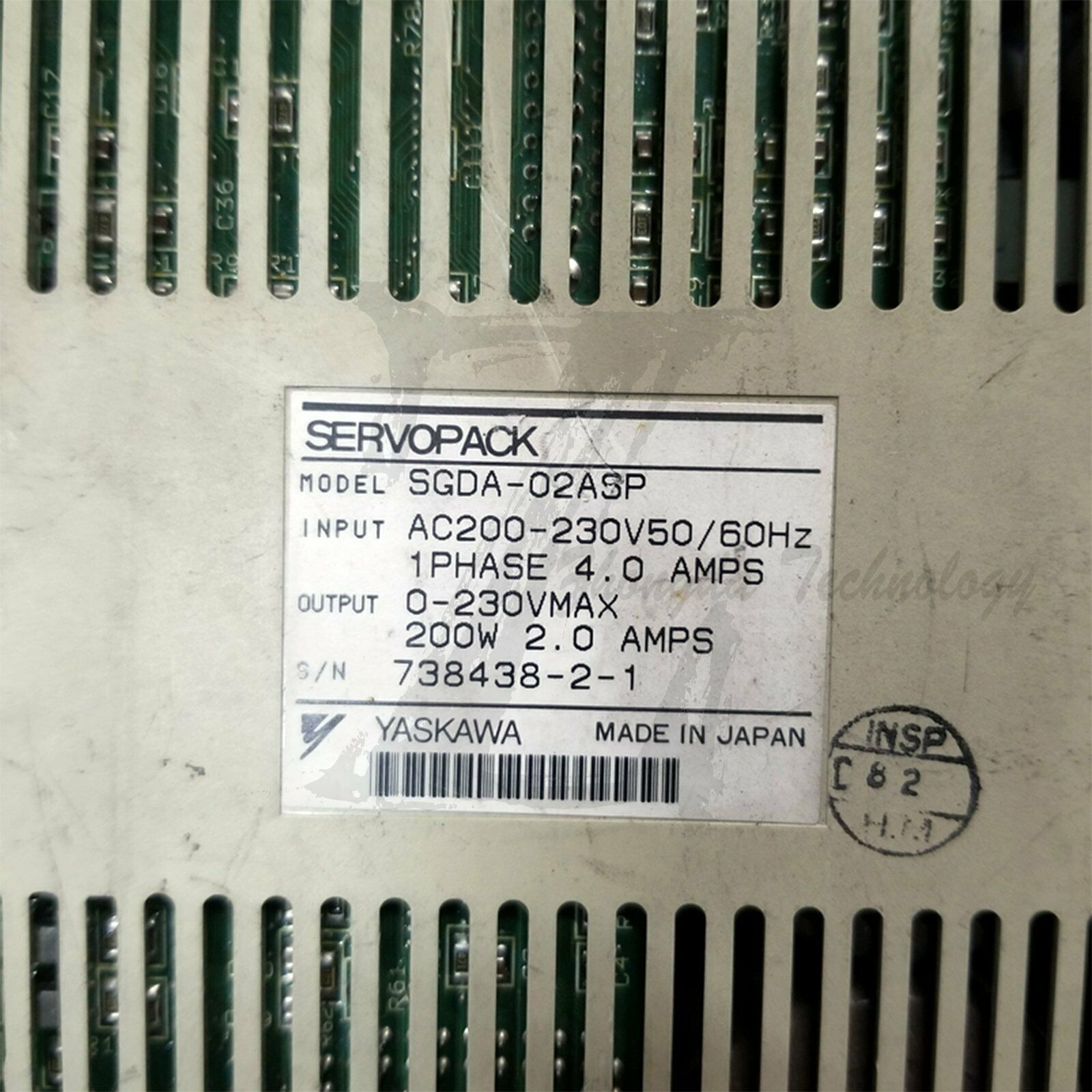 1PC Used Yaskawa SGDA-02ASP Tested In Good Condition - YASKAWA