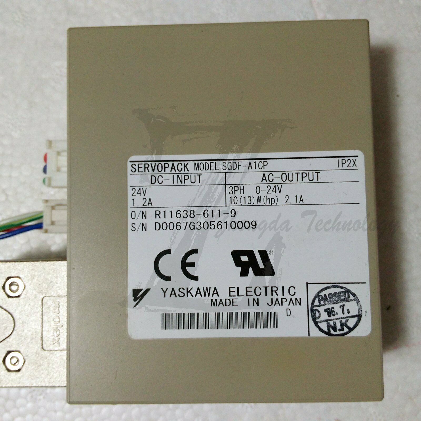 1PC Used Yaskawa SGDF-A1CP Servo Driver Tested In Good Condition - YASKAWA