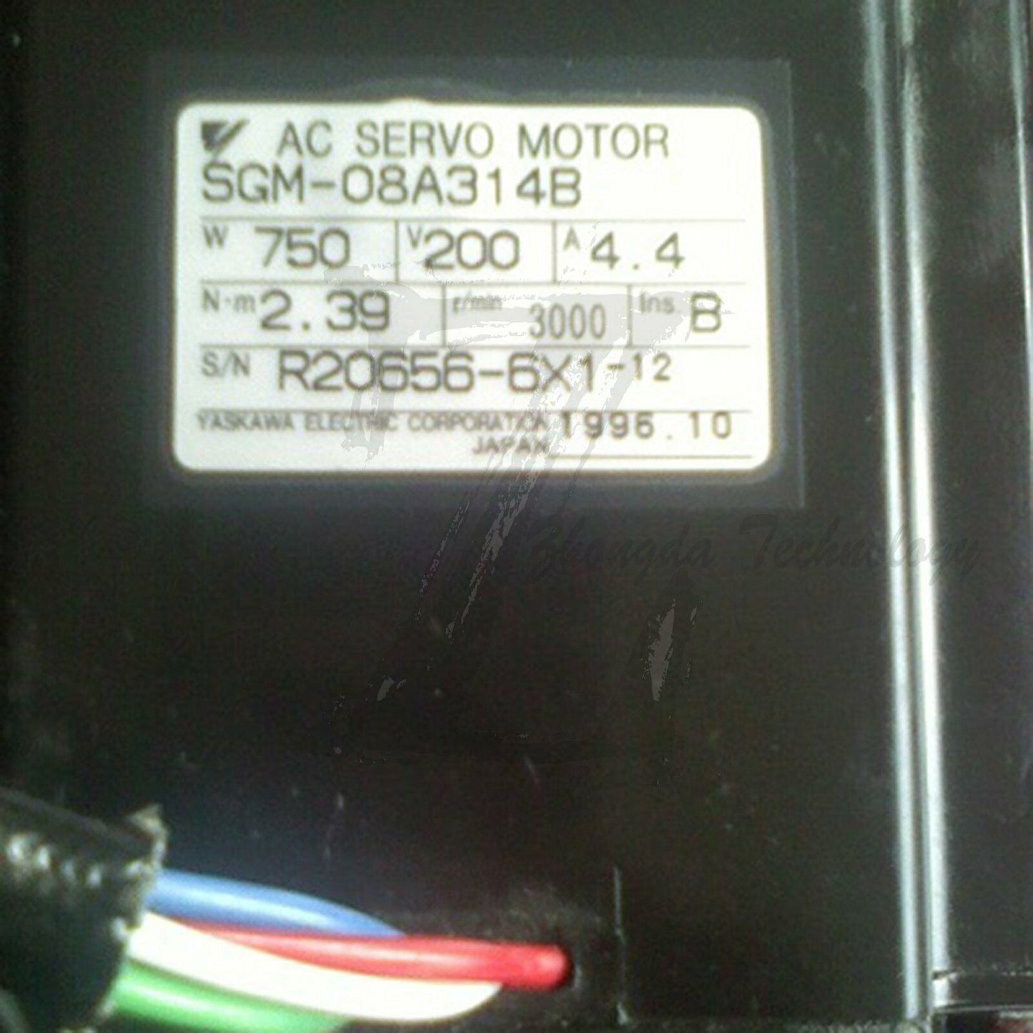 1PC Used Yaskawa SGM-08A314B Servo Motor Tested In Good Condition - YASKAWA