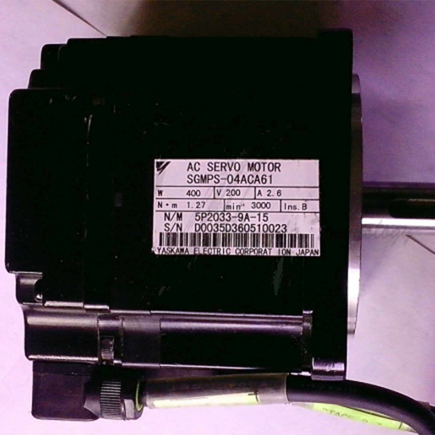 1PC Used Yaskawa SGMAH-08AAF41 Servo Motor Tested In Good Condition - YASKAWA