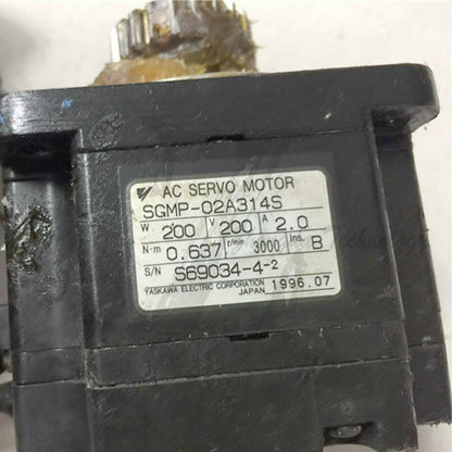 1PC Used Yaskawa SGMP-02A314S Tested In Good Condition - YASKAWA