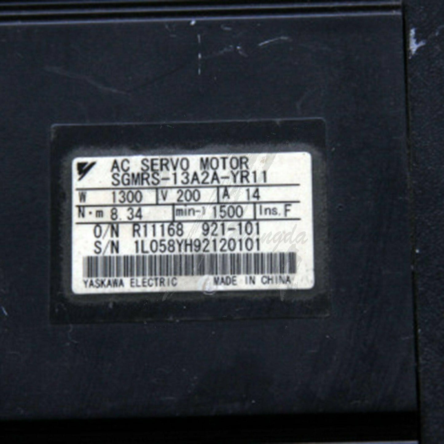 1PC Used Yaskawa SGMRS-13A2A-YR11 Servo Motor Tested In Good Condition - YASKAWA
