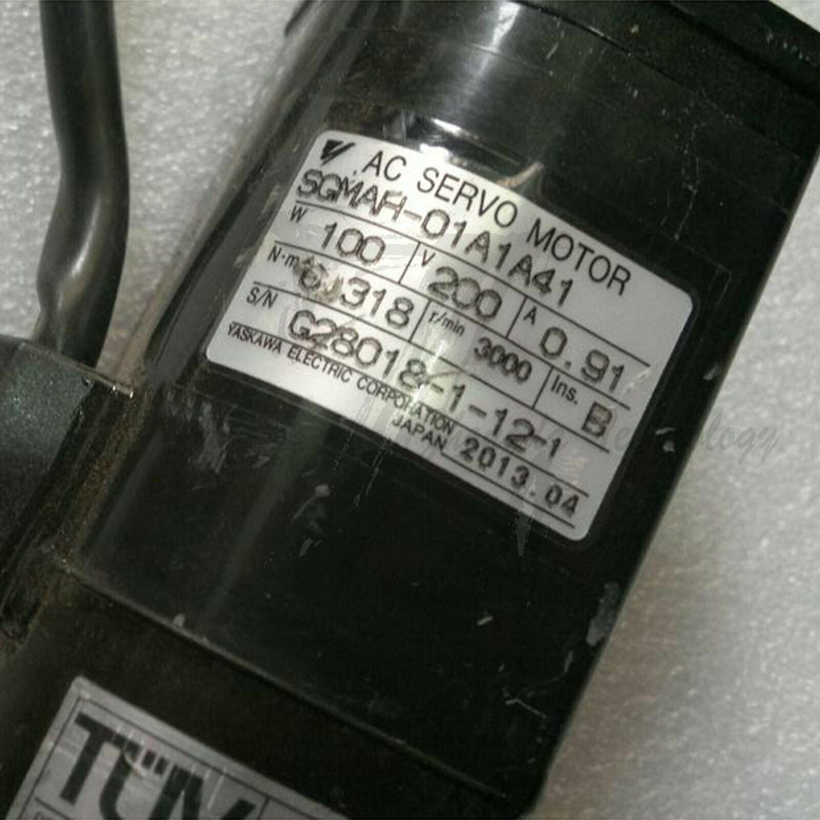 1PC Used Yaskawa Servo Motor SGMAH-01A1A41 Tested In Good Condition - YASKAWA