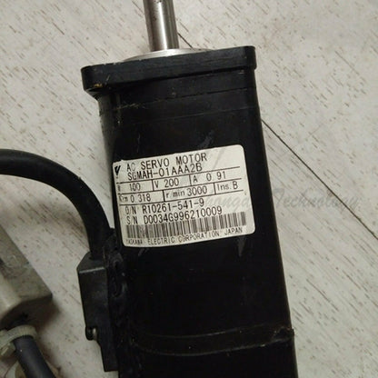 1PC Used Yaskawa Servo Motor SGMAH-01AAA2B SGMAH01AAA2B Tested Good - YASKAWA