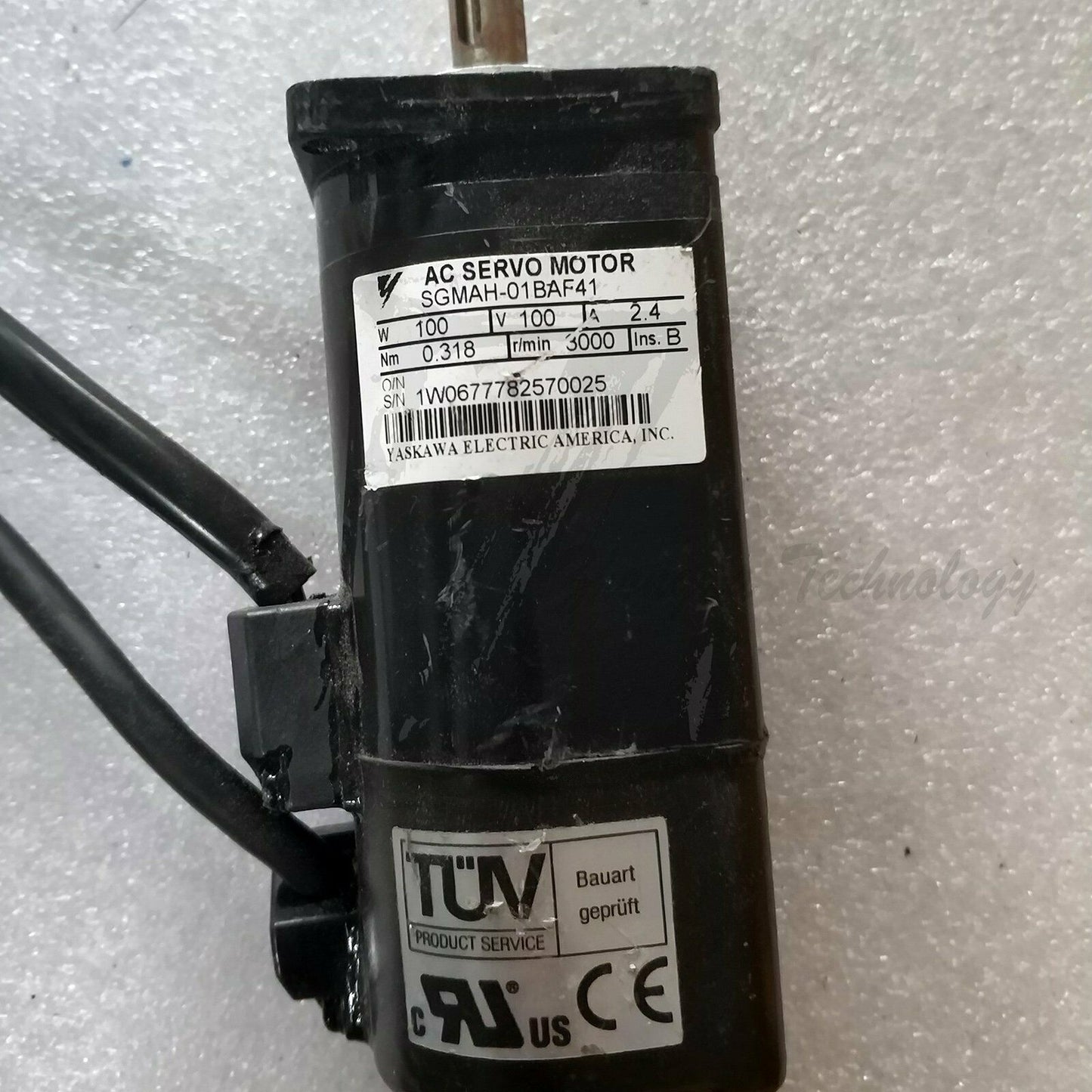 1PC Used Yaskawa Servo Motor SGMAH-01BAF41 Tested In Good Condition - YASKAWA