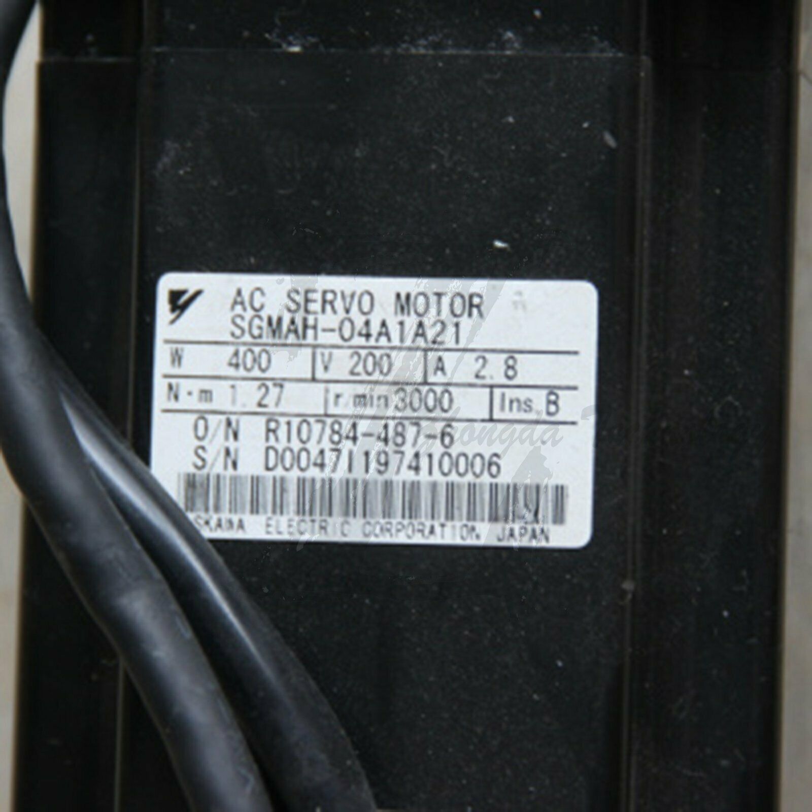 1PC Used Yaskawa Servo Motor SGMAH-04A1A21 Tested In Good Condition - YASKAWA