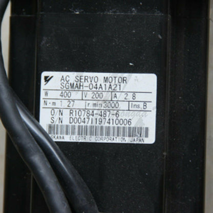1PC Used Yaskawa Servo Motor SGMAH-04A1A21 Tested In Good Condition - YASKAWA