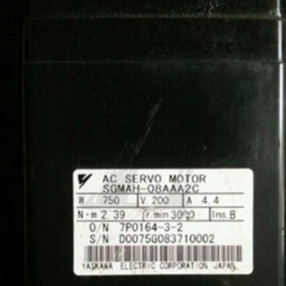1PC Used Yaskawa Servo Motor SGMAH-08AAA2C Tested In Good Condition - YASKAWA