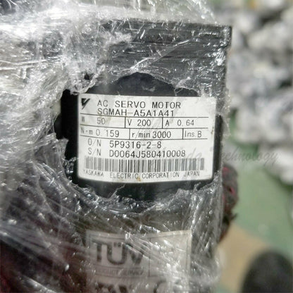 1PC Used Yaskawa Servo Motor SGMAH-A5A1A41 Tested In Good Condition - YASKAWA