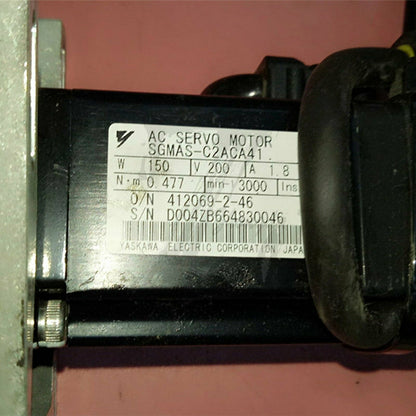 1PC Used Yaskawa Servo Motor SGMAS-C2ACA41 Tested In Good Condition - YASKAWA