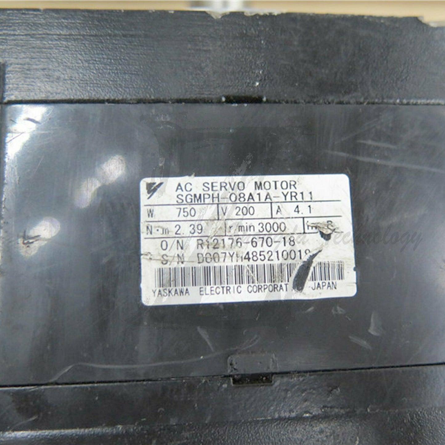 1PC Used Yaskawa Servo Motor SGMPH-08A1A-YR11 Tested In Good Condition - YASKAWA