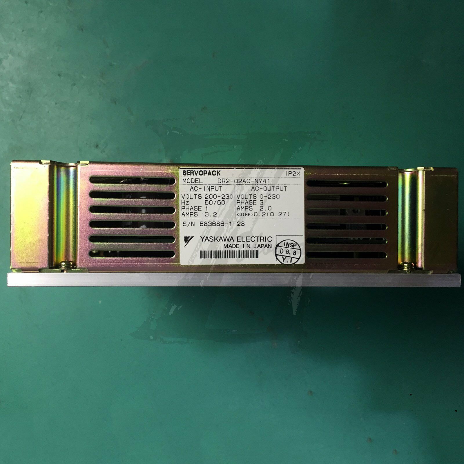 1PC Used Yaskawa server 200W 220V DR2-02AC-NY41 Tested In Good Condition - YASKAWA