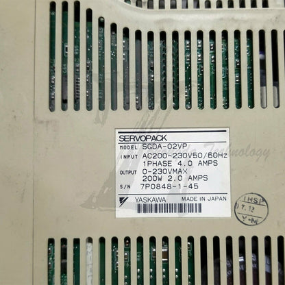 1PC Used Yaskawa servo drive SGDA-02VP Tested In Good Condition - YASKAWA