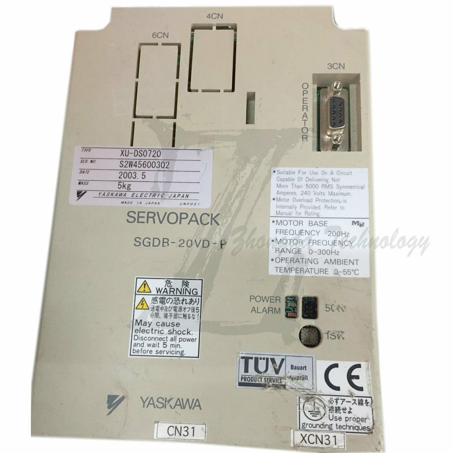 1PC Used Yaskawa servo drive SGDB-20VD-P Tested In Good Condition - YASKAWA