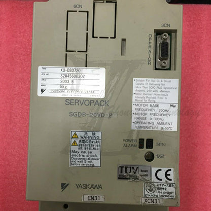 1PC Used Yaskawa servo drive SGDB-20VD-P Tested In Good Condition - YASKAWA