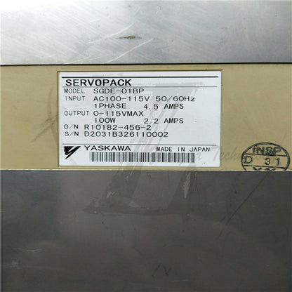 1PC Used Yaskawa servo drive SGDE-01BP Tested In Good Condition - YASKAWA