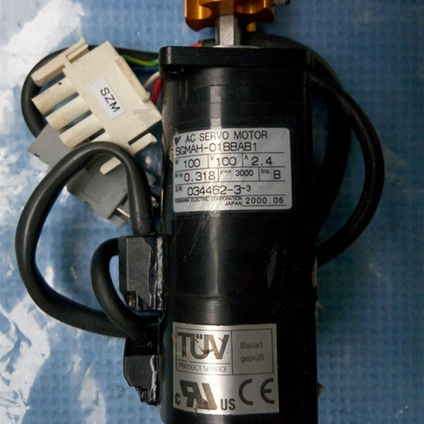 1PC Used Yaskawa servo motor SGMAH-01BBAB1 Tested In Good Condition - YASKAWA