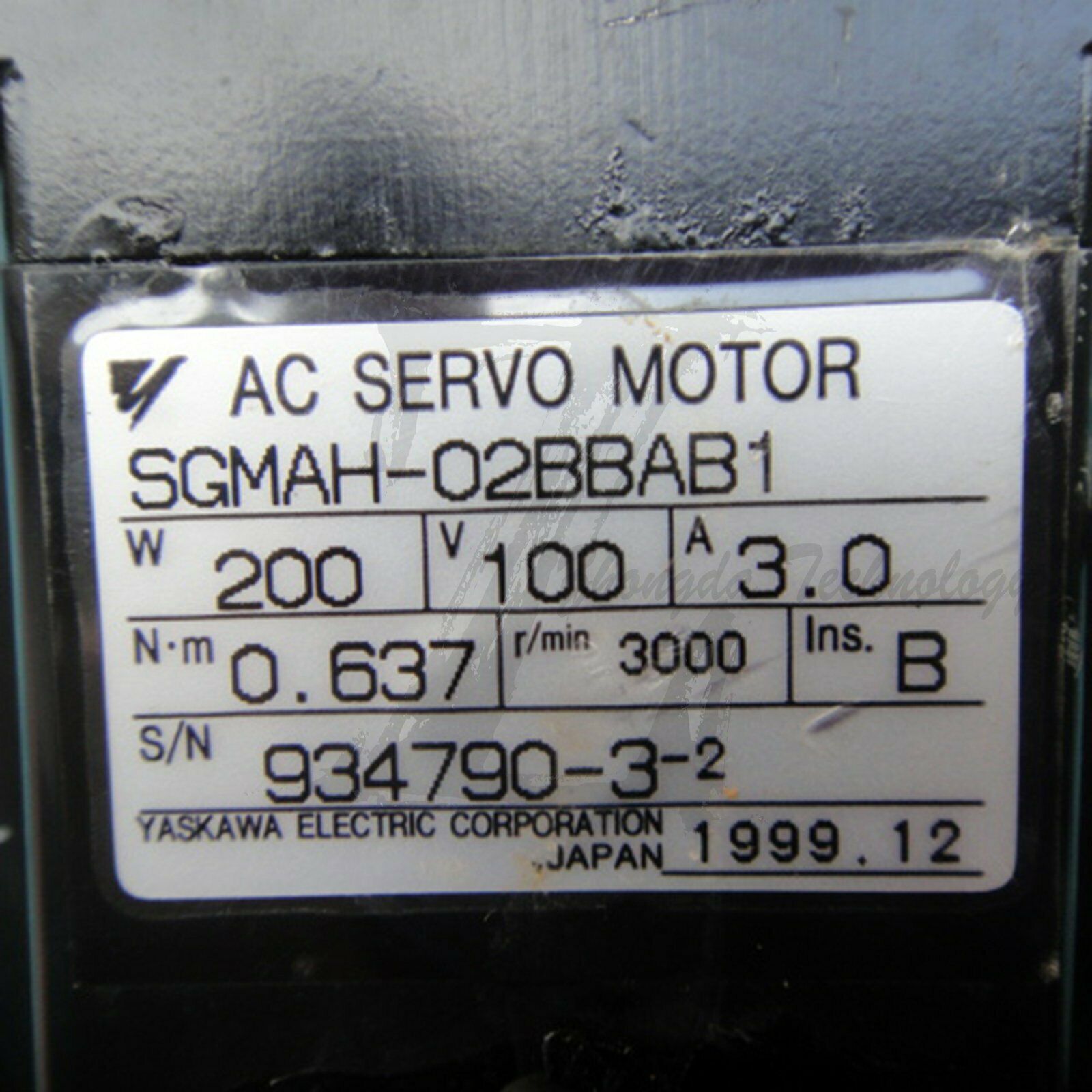 1PC Used Yaskawa servo motor SGMAH-02BBAB1 Tested In Good Condition - YASKAWA