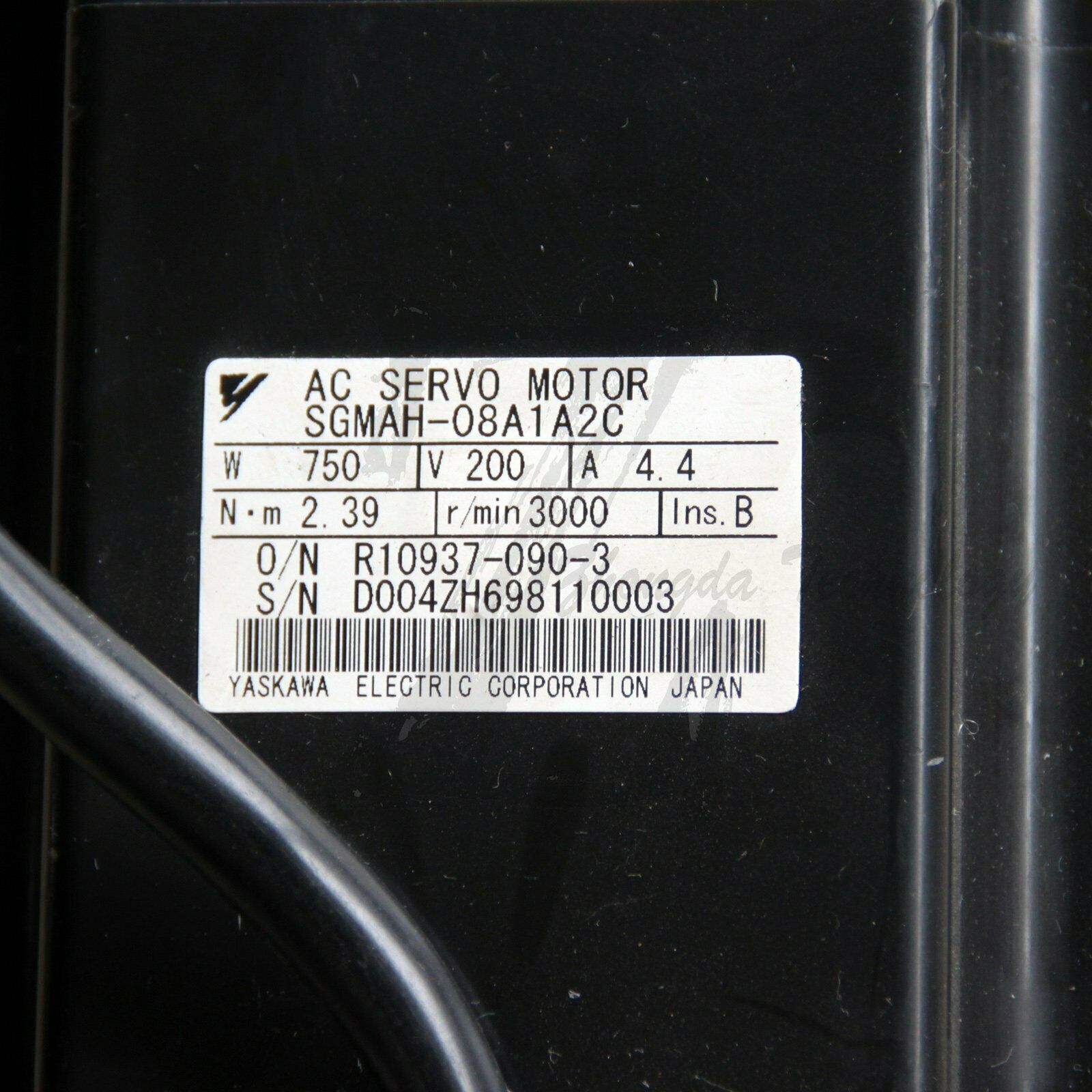 1PC Used Yaskawa servo motor SGMAH-08A1A2C Tested In Good Condition - YASKAWA