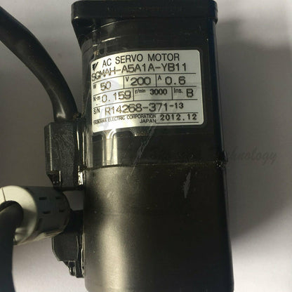 1PC Used Yaskawa servo motor SGMAH-A5A1A-YB11 Tested In Good Condition - YASKAWA