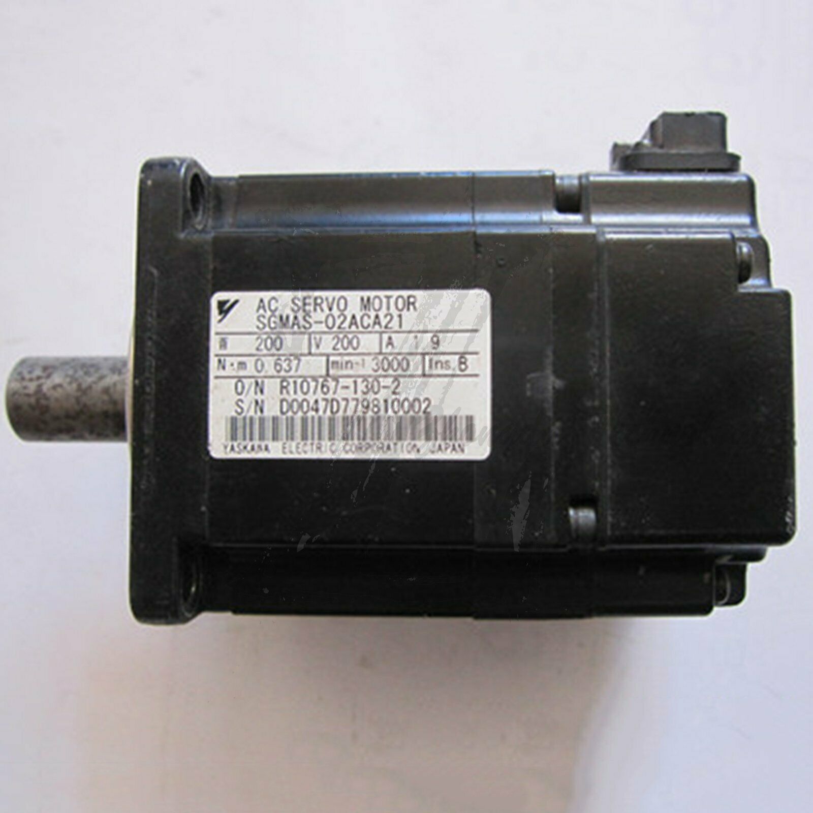 1PC Used Yaskawa servo motor SGMAS-02ACA21 Tested In Good Condition - YASKAWA