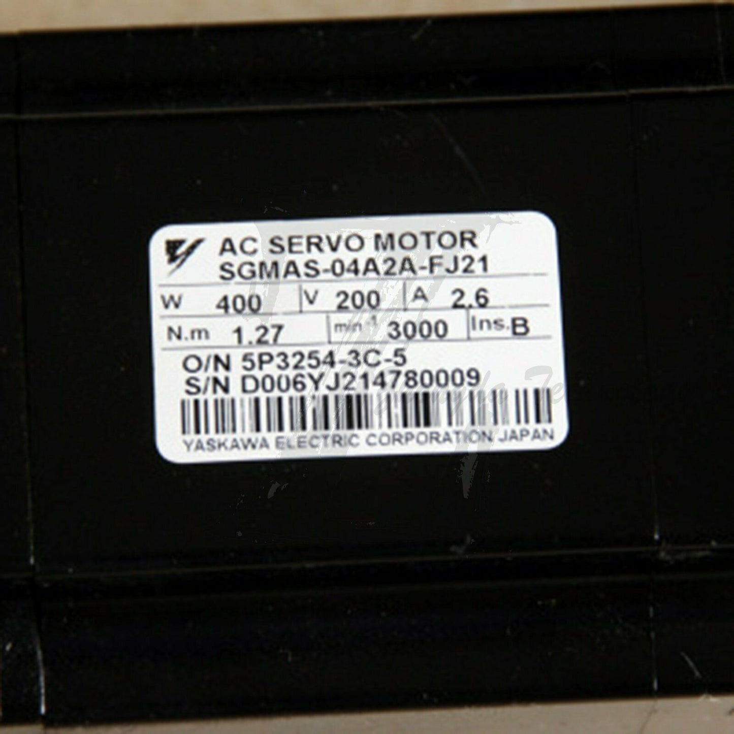 1PC Used Yaskawa servo motor SGMAS-04A2A-FJ12 Tested In Good Condition - YASKAWA