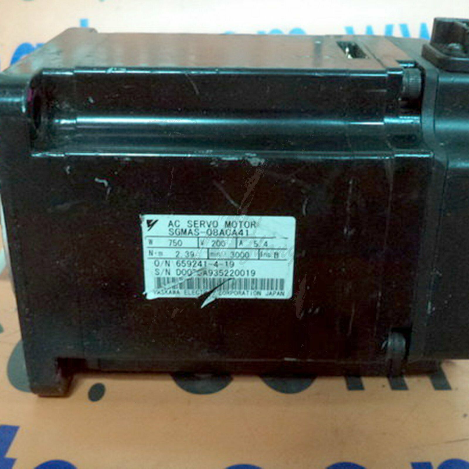 1PC Used Yaskawa servo motor SGMAS-08ACA41 Tested In Good Condition - YASKAWA