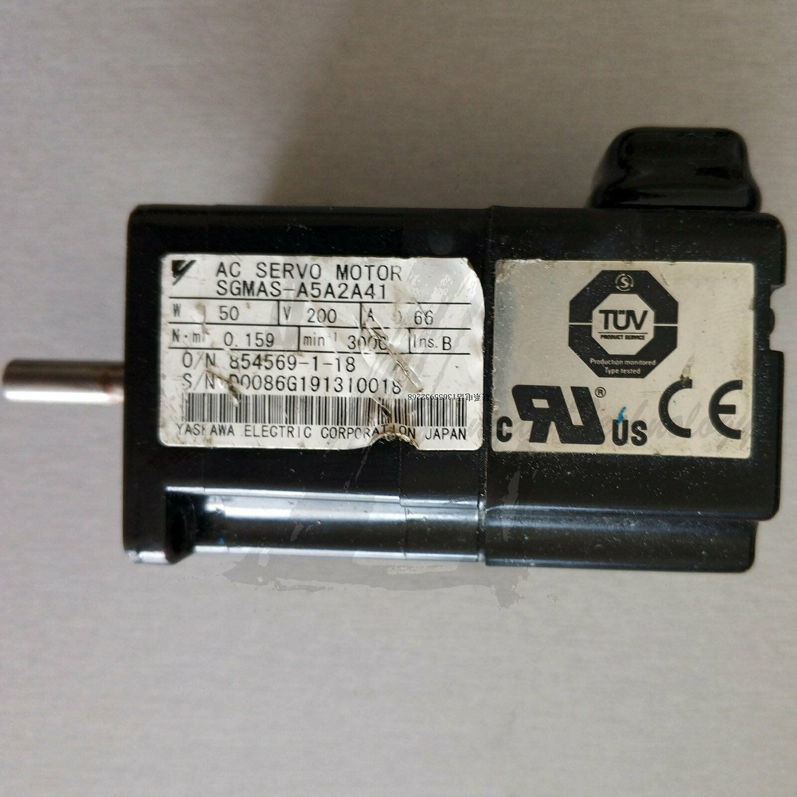 1PC Used Yaskawa servo motor SGMAS-A5A2A41 Tested In Good Condition - YASKAWA