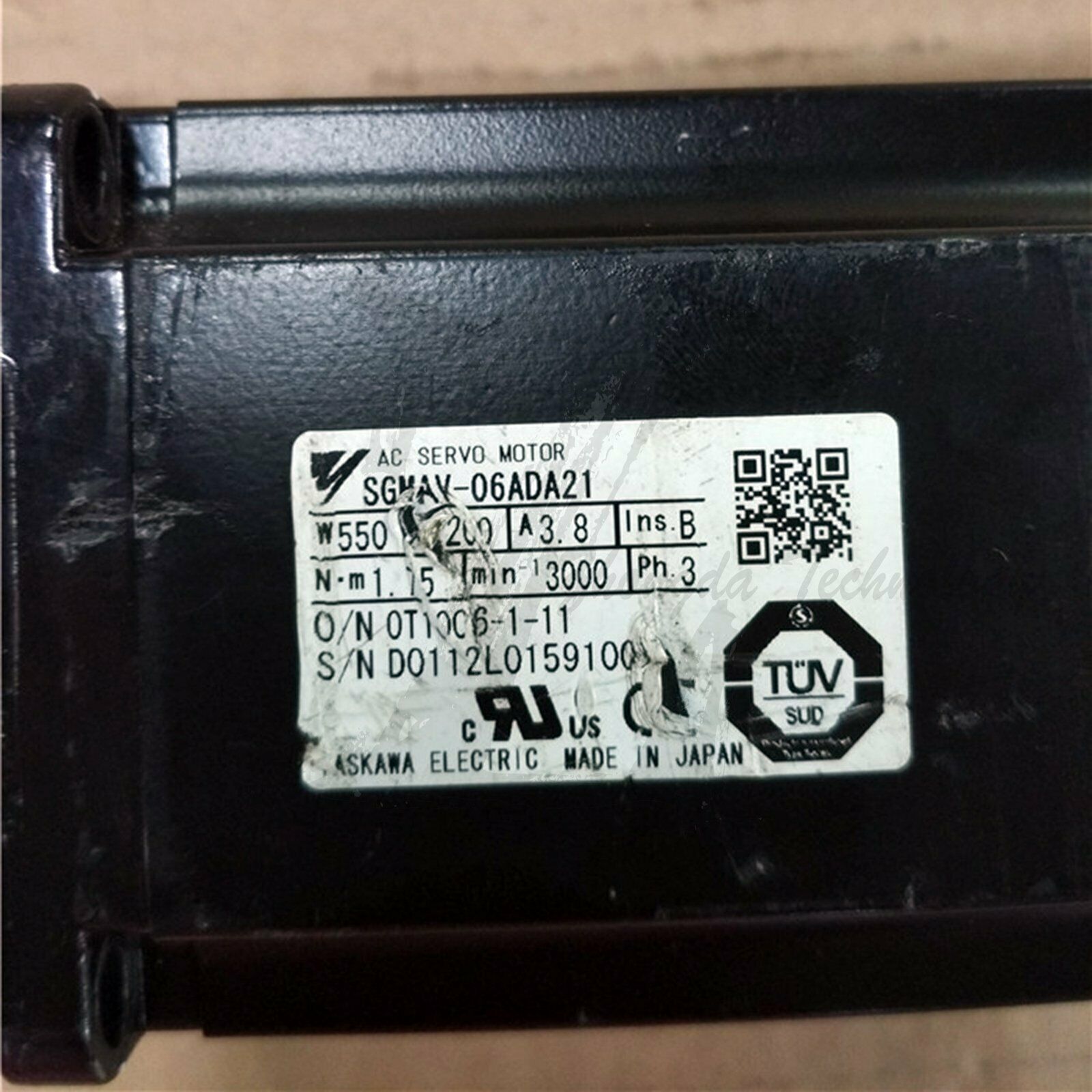 1PC Used Yaskawa servo motor SGMAV-06ADA21 Tested In Good Condition - YASKAWA