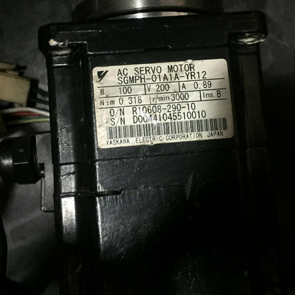 1PC Used Yaskawa servo motor SGMPH-01A1A-YR12 Tested In Good Condition - YASKAWA