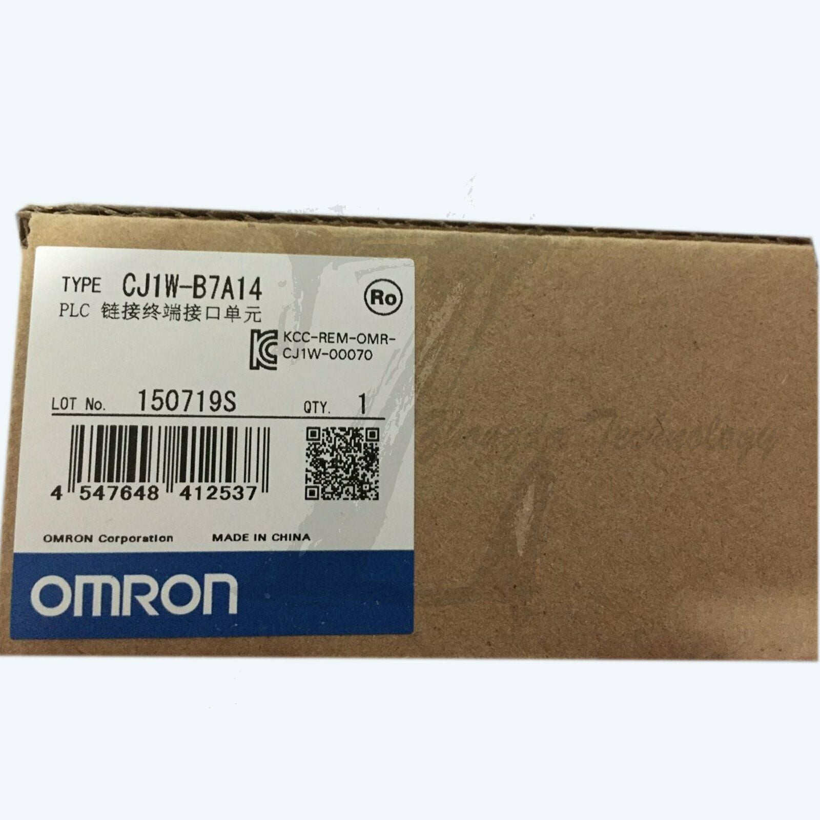 1PC new Omron CJ1W-B7A14 module - OMRON