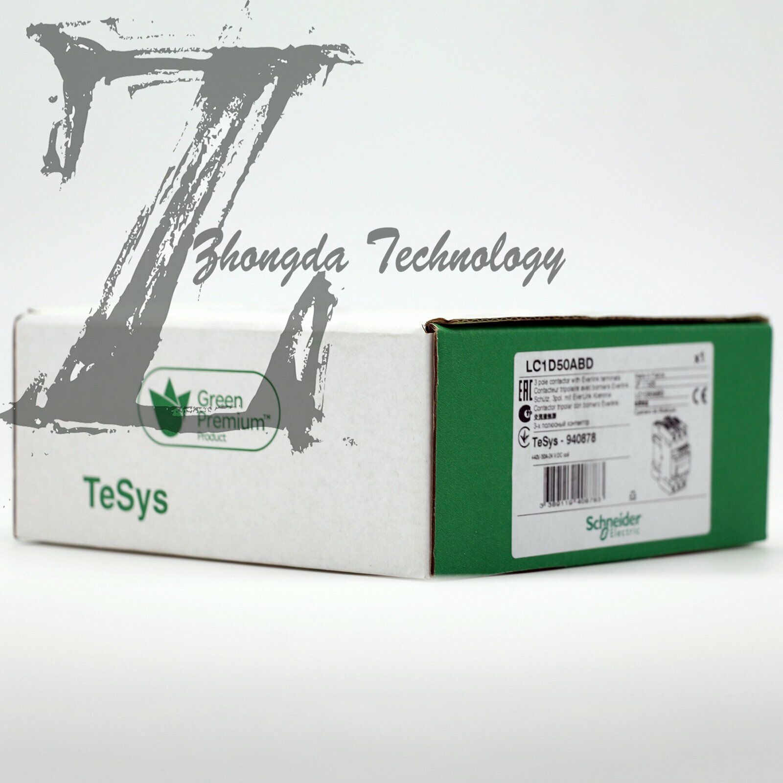 1PCS LC1-D50ABD DC24V NEW in box Schneider Contactor - SCHNEIDER