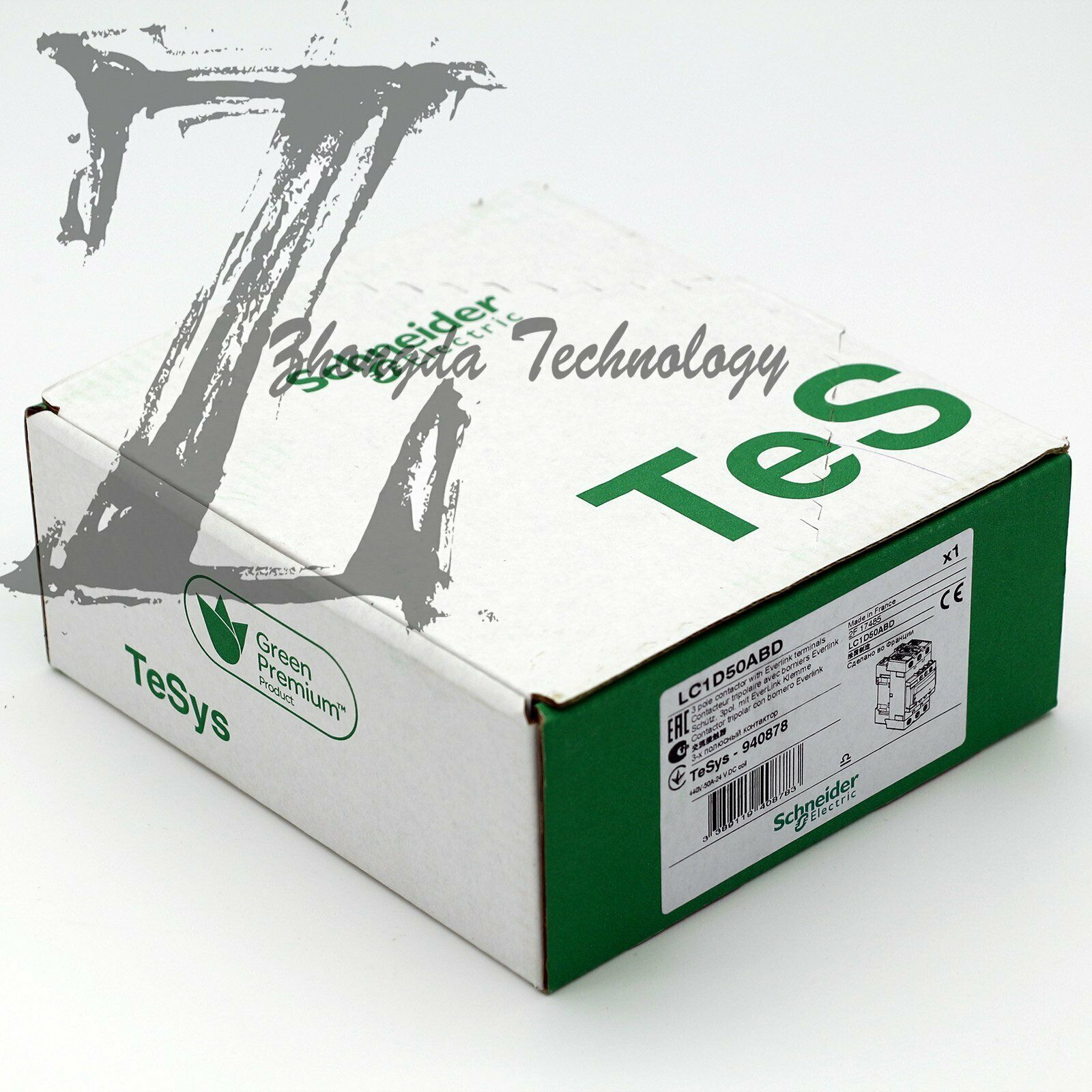 1PCS LC1-D50ABD DC24V NEW in box Schneider Contactor - SCHNEIDER